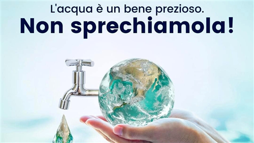 L'acqua potabile è una risorsa umana NON SPRECARLA