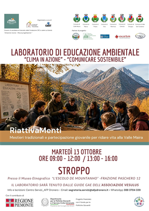 Laboratorio di educazione ambientale "Clima in azione" - "Comunicare sostenibile"